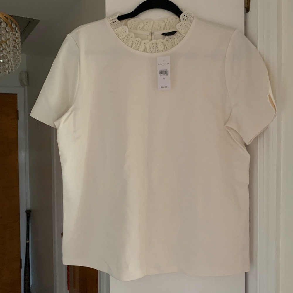 Ann Taylor Eyelet Top